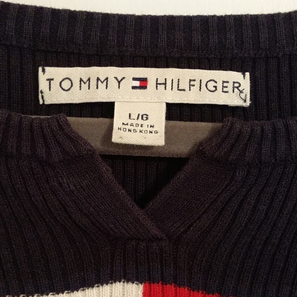 TOMMY HILFIGER GUC sweater Size L - Picture 2 of 4